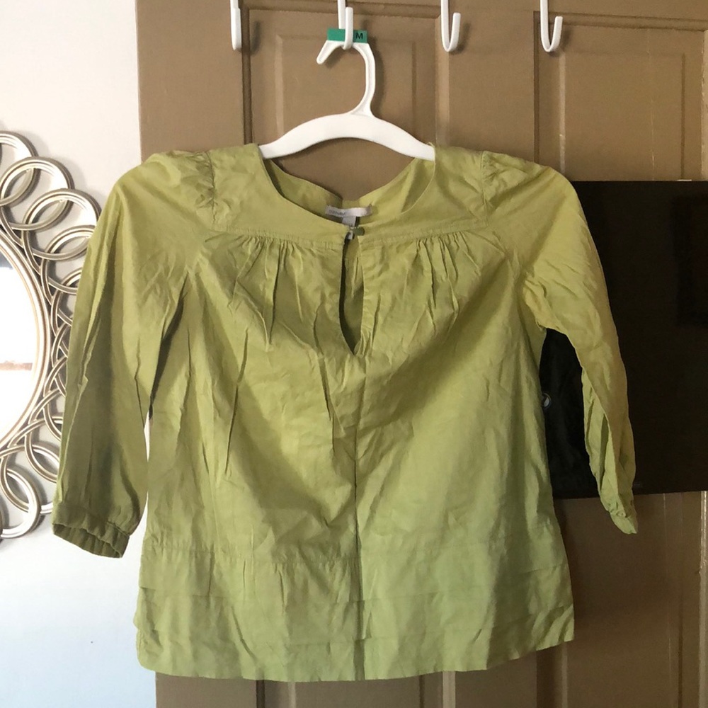 Sage Green Boho Top